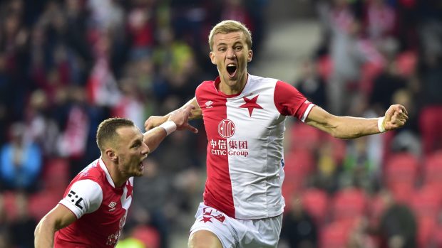 Tomáš Souček vstřelil první gól Slavie