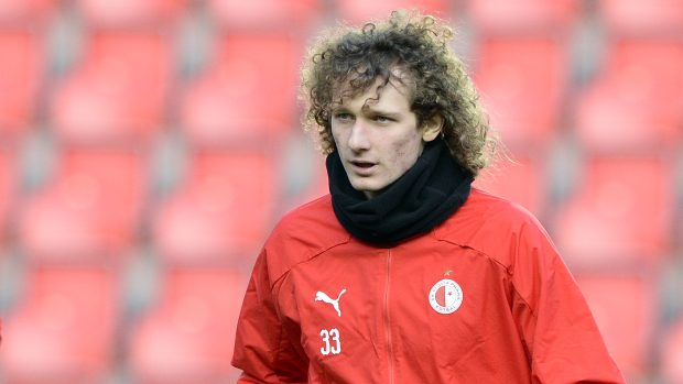 Fotbalista Slavie Alex Král