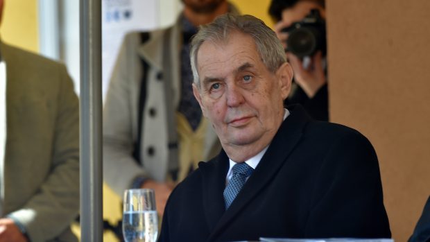 Český prezident Miloš Zeman v Karlovarském kraji