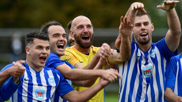 Fotbalisté Chlumce nad Cidlinou slaví postup do osmifinále Mol Cupu