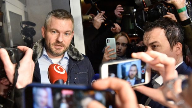 Odcházející slovenský premiér Peter Pellegrini