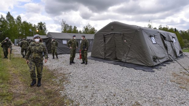 Česká armáda vybudovala zázemí s kapacitou 300 lidí