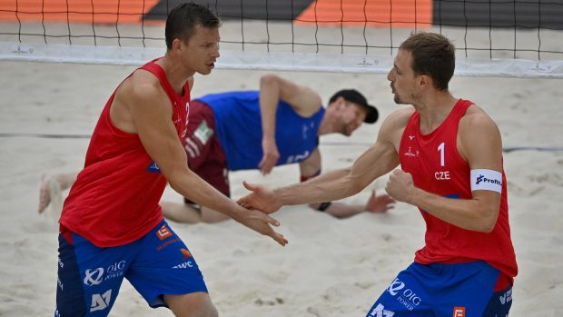Ondřej Perušič (vpravo) a David Schweiner