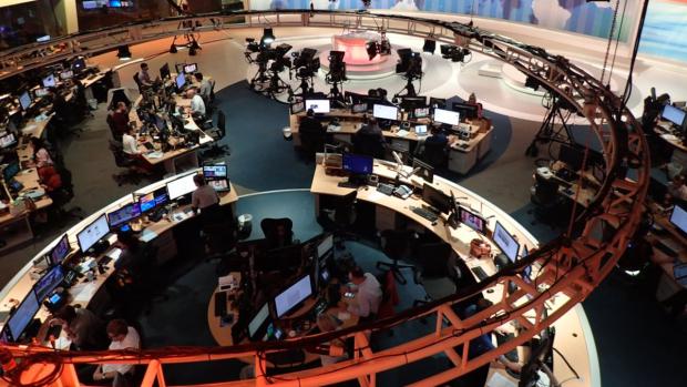 Newsroom katarské televize al-Džazíra