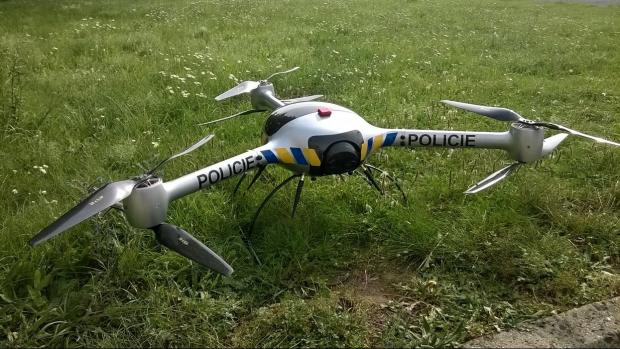 Policejní dron. Ilustrační foto.