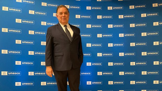 Předseda generální konference UNESCO Santiago Irazabal Mourao