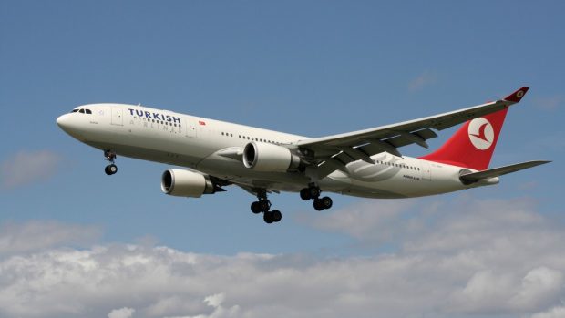 Letadlo Airbus A321neo společnosti Turkish Airlines