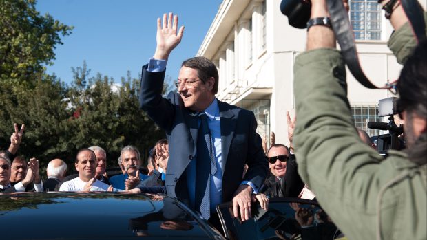 Kyperský prezident Nikos Anastasiadis