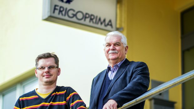 Zakladatel firmy Frigoprima Ladislav Kolmačka se synem Radkem.