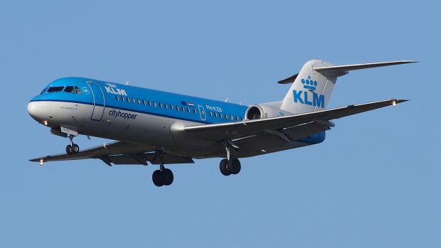 Cityhopper Fokker F70 společnosti KLM