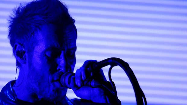 Robert del Naja alias 3D z kapely Massive Attack