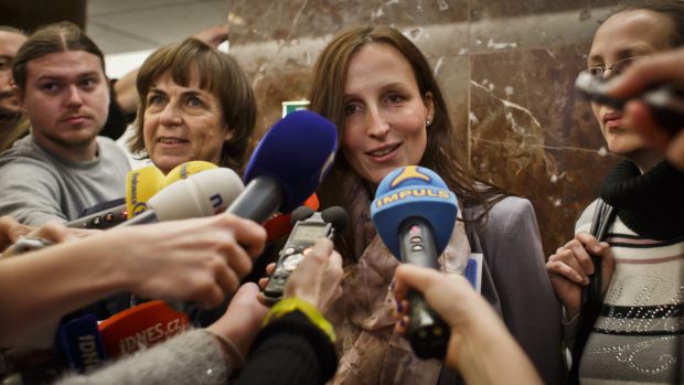 Eva Michaláková se v roce 2015 setkala s tehdejším premiérem Bohuslavem Sobotkou (ČSSD)