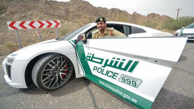 policie Dubaj