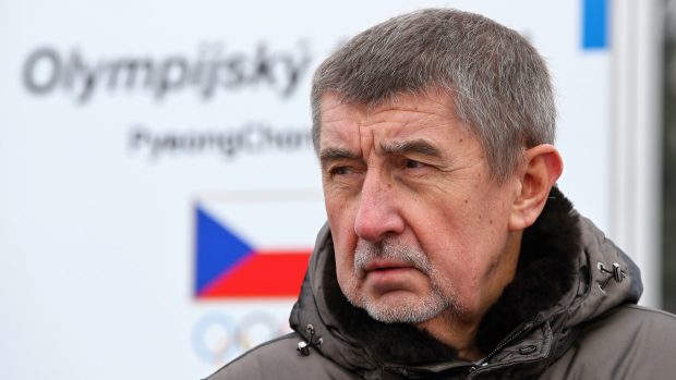 Andrej Babiš v únoru 2018 v Brně při zahájení olympijského festivalu.