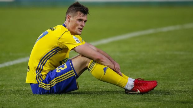 Ondřej Bačo v dresu Zlína v roce 2018
