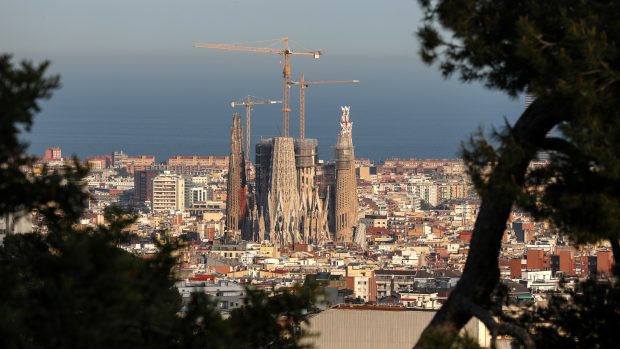 Barcelonská katedrála Sagrada Familia