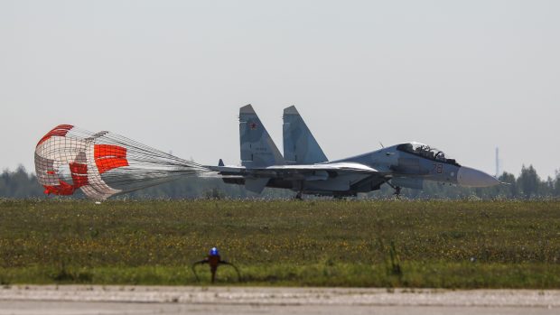 Ruská stíhačka Suchoj Su-30