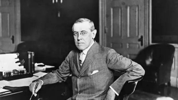 28 prezident USA Woodrow Wilson