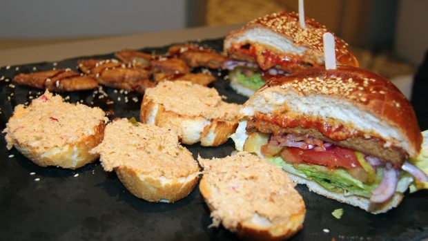Vegetariánské řeznictví v Berlíně