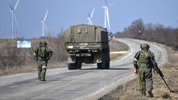 Ruská armáda operuje v Chersonské oblasti