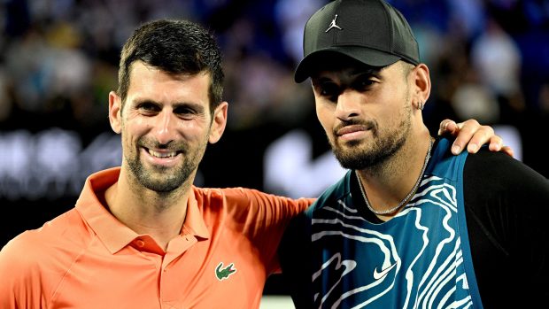 Novak Djoković a Nick Kyrgios