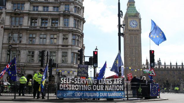 Květnové protesty proti brexitu v Londýně