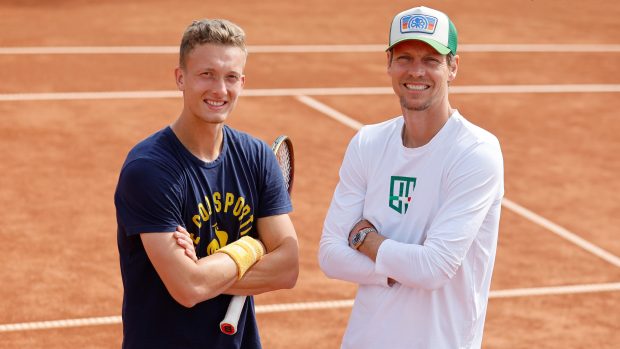 Jiří Lehečka a Tomáš Berdych