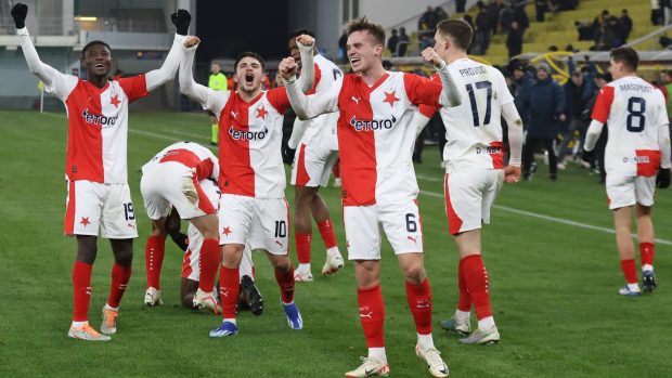 Slavia Praha vyhrála nad Šeriffem Tiraspol 3:2