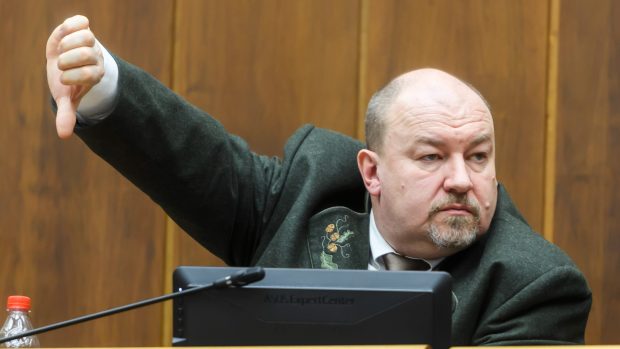 Předseda Národní koalice a nezařazený poslanec Rudolf Huliak v parlamentu