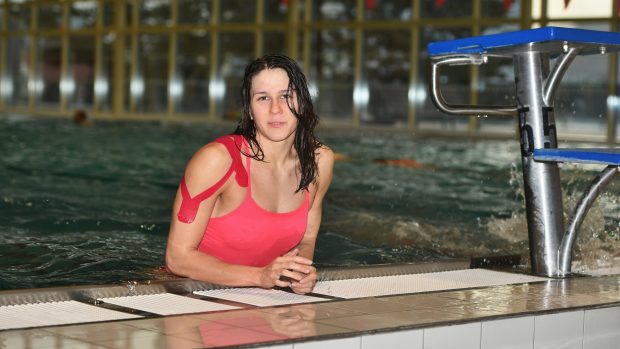 Česká plavkyně Daryna Nabojčenko (archivní foto)