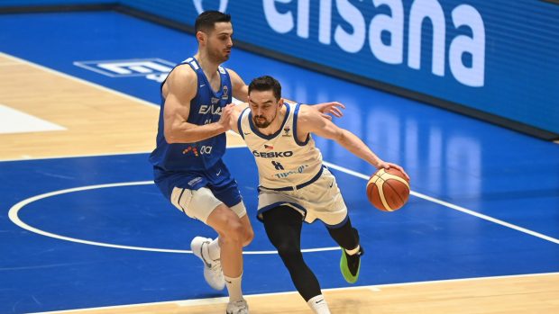 Čeští basketbalisté v kvalifikaci mistrovství podlehli Evropy Řekům 89:93 po prodloužení