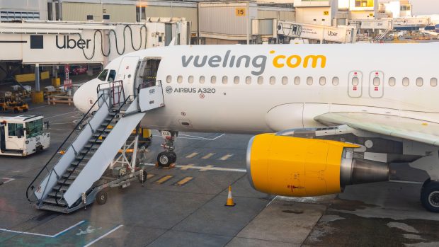 Letadlo španělské společnosti Vueling