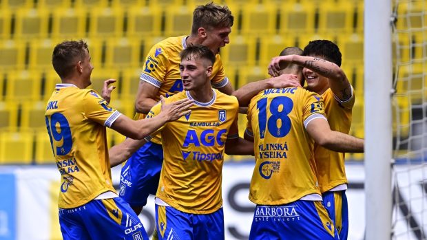 Fotbalisté Teplic po výhře nad Slováckem