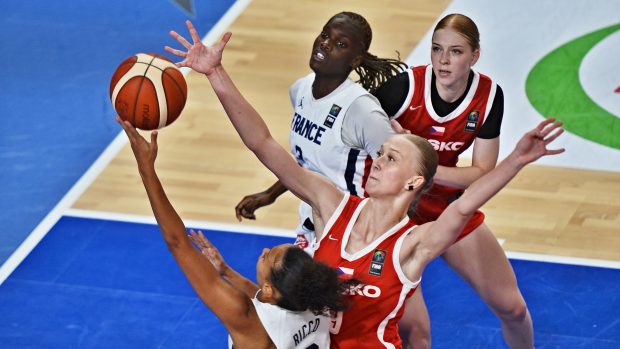 České basketbalistky v osmifinále domácího mistrovství Evropy do 19 let s Francií