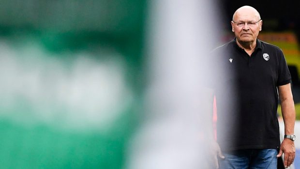 Plzeňský trenér Miroslav Koubek