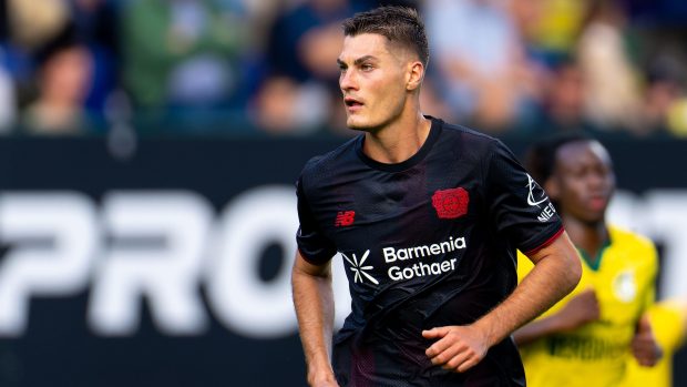 Patrik Schick v dresu Bayeru Leverkusen
