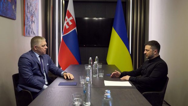 Je důležité, že mezi námi probíhá tento dialog, budeme v něm pokračovat, řekl o schůzce s Robertem Ficem prezident Volodymyr Zelenskyj