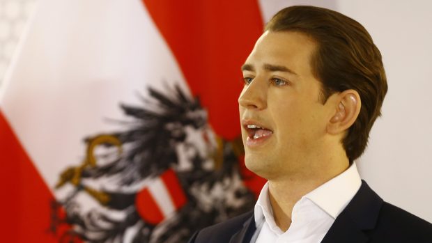 Rakouský ministr zahraničí Sebastian Kurz.