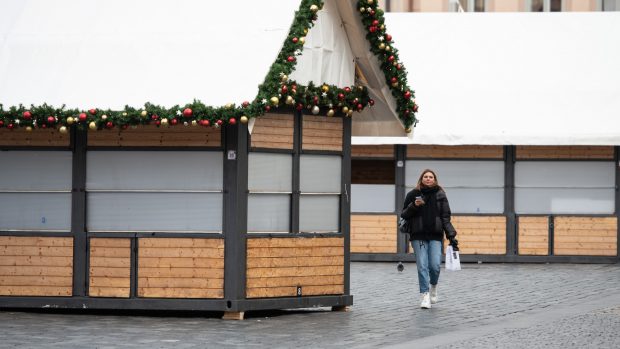 Zrušené vánoční trhy na Staroměstském náměstí