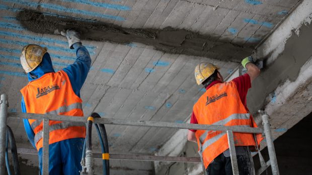 Novinářská prohlídka průběhu rekonstrukce Průmyslového paláce