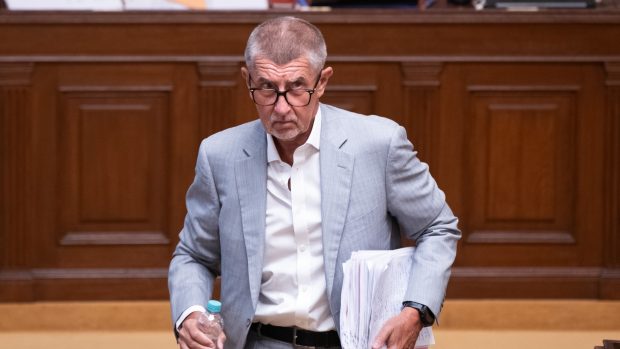 Andrej Babiš ve sněmovně