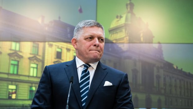 Robert Fico a Petr Fiala