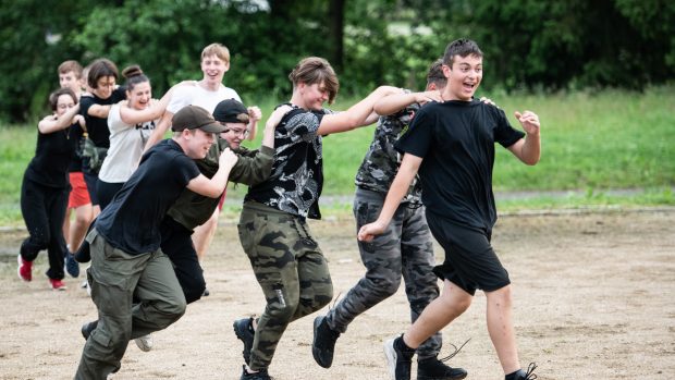 Airsoftový military larp tábor