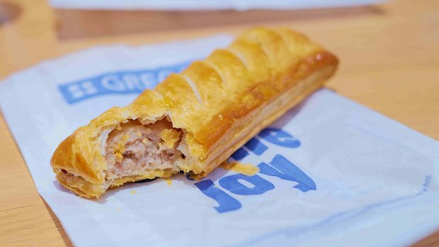 Sausage roll plněná vepřovým masem