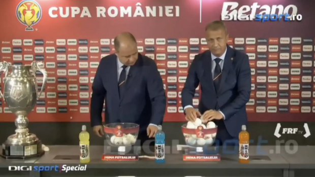 Losování fobtalového poháru v Rumunsku