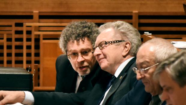 Senátoři Václav Homolka a Jan Veleba.