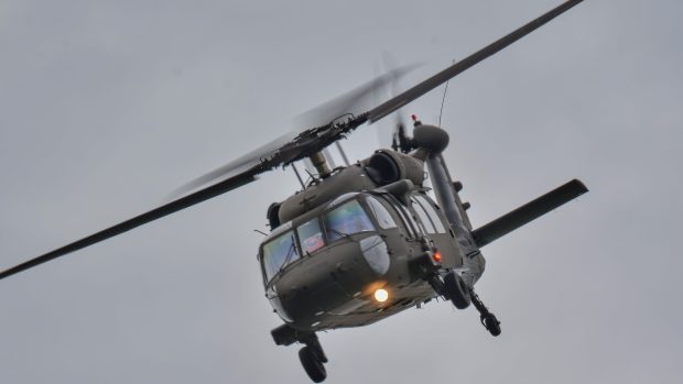 Na akci se letos prezentují armádní, bezpečnostní a záchranářské jednotky z 19 zemí. Vrtulník UH-60M Black Hawk