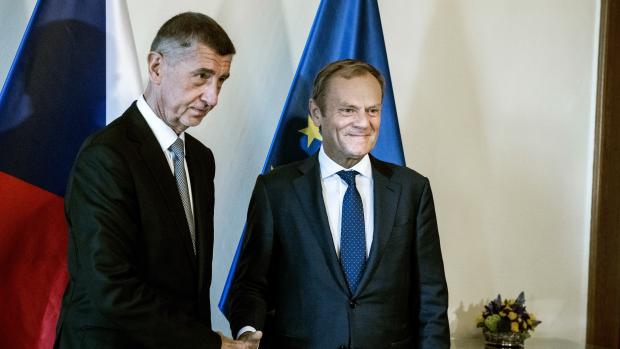 Andrej Babiš a Donald Tusk