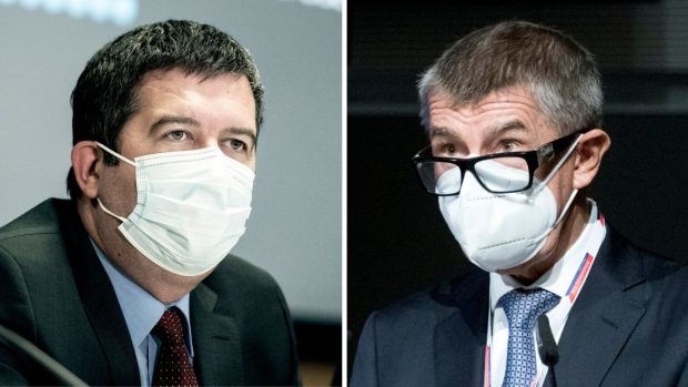 Předseda ČSSD Jan Hamáček a šéf ANO Andrej Babiš