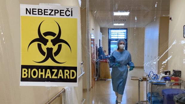 Znovuotevřené covidové oddělení v Domažlické nemocnici